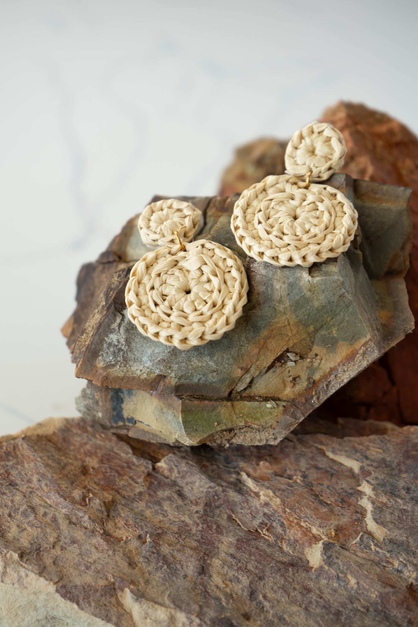 Wind Rose Crochet Earrings